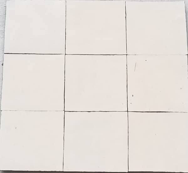 carreaux zellige 10 cm x 10 cm N°1